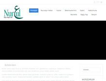 Tablet Screenshot of nurulayndergisi.com